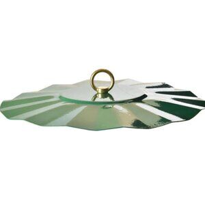 Mr. Bird 9.5" Steel Rain Guard Bird Feeder Cover Weather Shield Green NEW